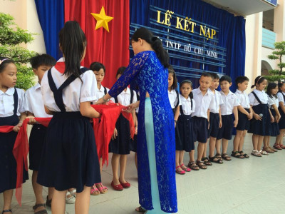 Lễ kết nạp Đội viên mới