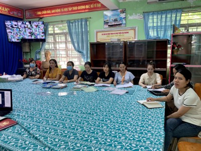 Tập huấn trực tuyến, bồi dưỡng giáo viên và cán bộ quản lý sử dụng sách giáo khoa lớp 3 năm học 2022-2023