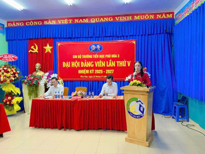 Đại hội Đảng viên lần thứ V nhiệm kỳ 2025 - 2027
