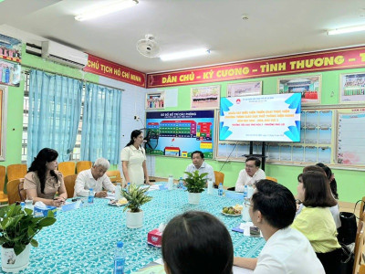 Trường Tiểu học Phú Hoà 3 đón tiếp đoàn khảo sát công tác của sở GD và ĐT Thành phố Hồ Chí Minh