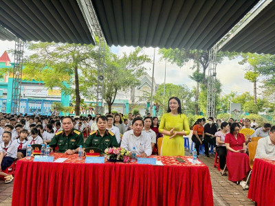 Trường Tiểu học Phú Hòa 3 tổ chức Lễ Khai giảng năm học mới 2025 – 2026