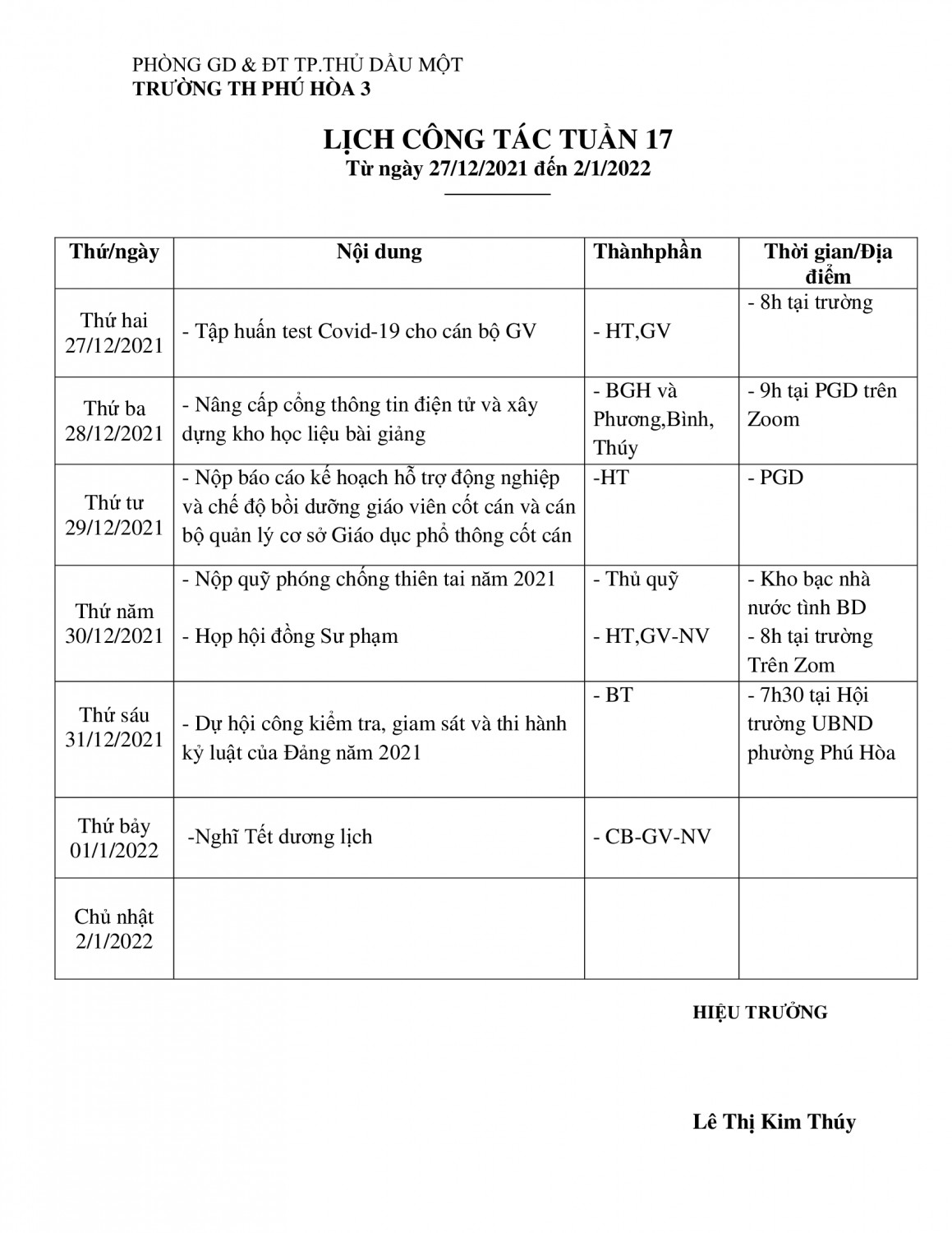 NĂM HỌC 2021-2022