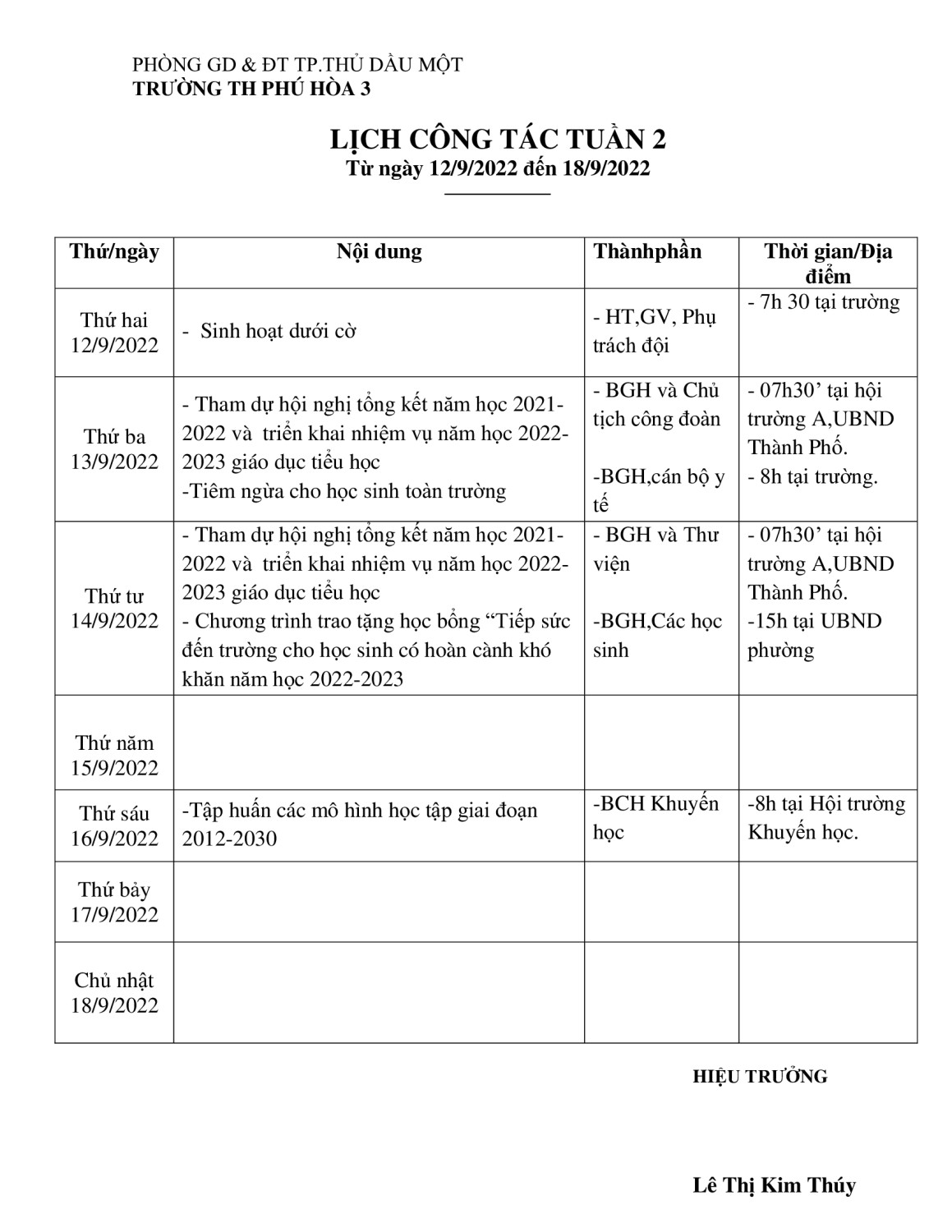 NĂM HỌC 2022 - 2023
