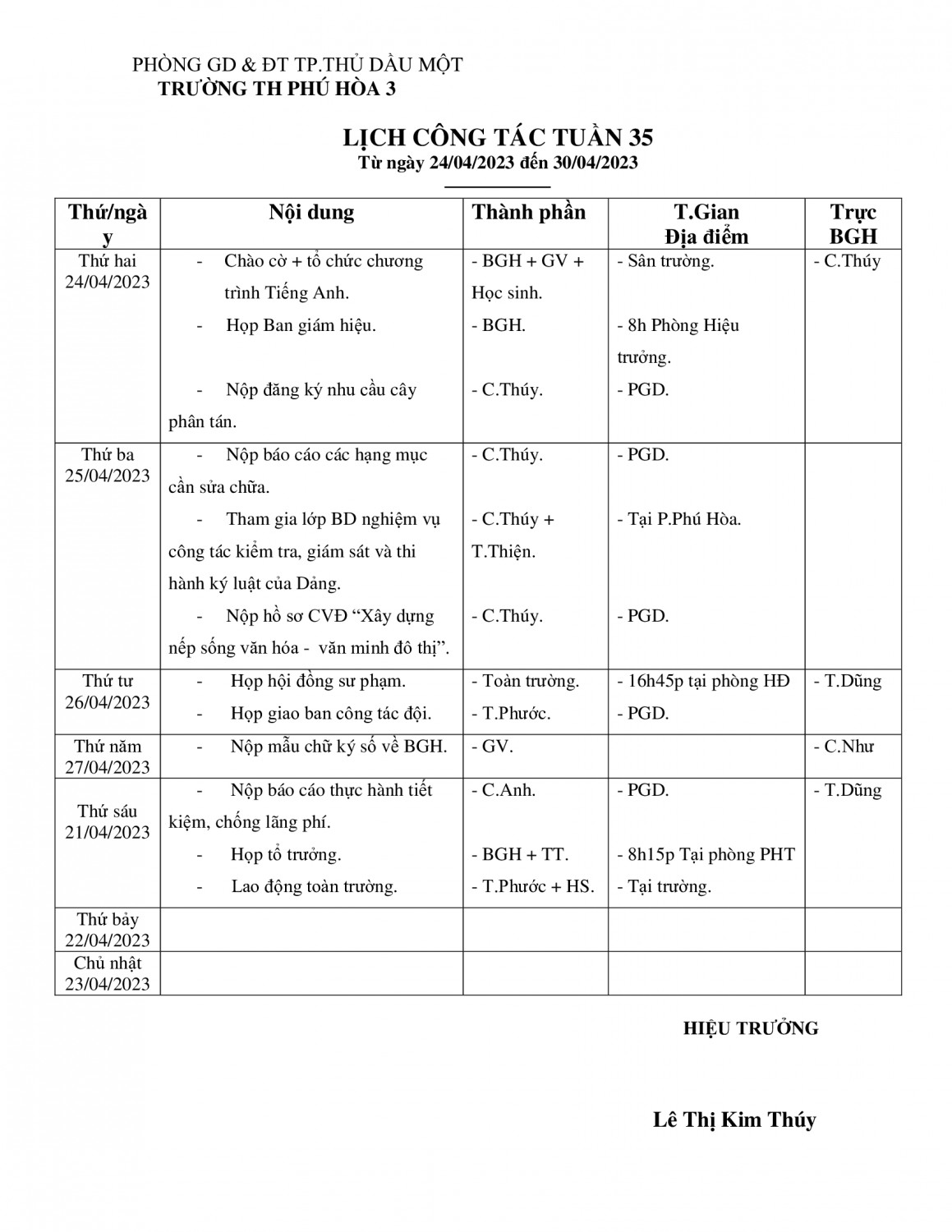 NĂM HỌC 2022 - 2023