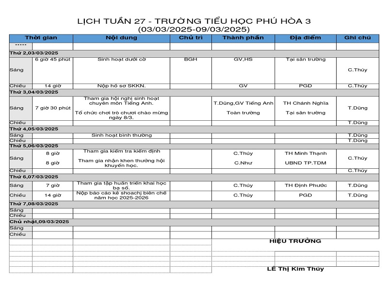 NĂM HỌC 2024 - 2025