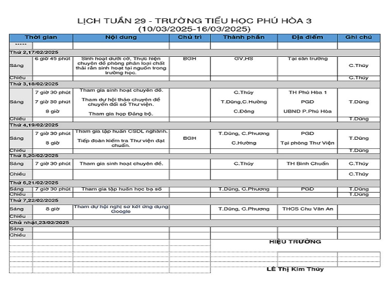 NĂM HỌC 2024 - 2025