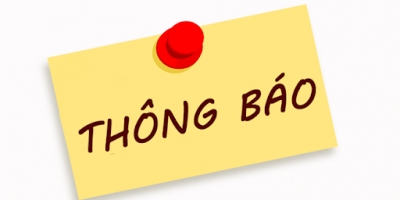 Thông báo về việc chuyển lịch học ngày thứ 7 sang ngày thứ 6