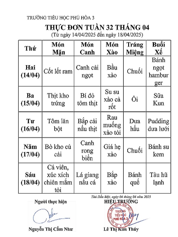 32 THUC DON TUAN 32 THANG 4 docx hình ảnh 0