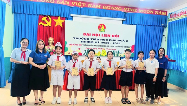 ĐẠI HỘI LIÊN ĐỘI TRƯỜNG TIỂU HỌC PHÚ HÒA 3 – NHIỆM KỲ 2026 – 2027